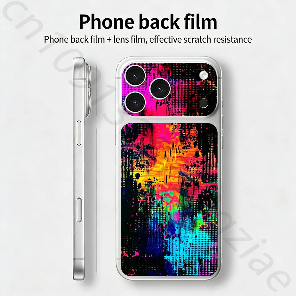Барвистий(1) Для iPhone 17 pro Max /17 pro Повна наклейка-обгортка Skin Wrap 3D Кольорова Задня Захисна Плівка-Наклейка iPhone17pro
Барвистий(1) Для iPhone 17 pro Max /17 pro Повна наклейка-обгортка Skin Wrap 3D Кольорова Задня Захисна Плівка-Наклейка iPhone17pro