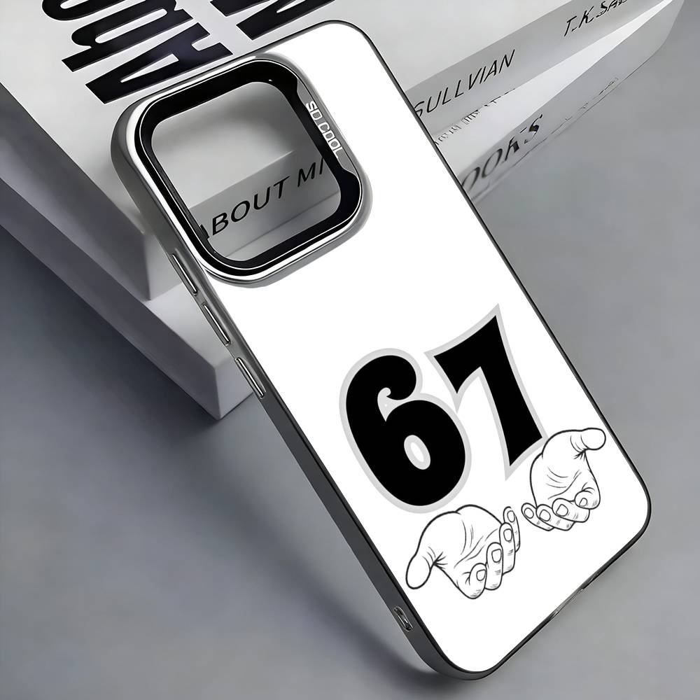 Six Seven 67 Phone Case For iPhone 17,16,15,14,13,12,11 Plus,Pro Max,Colored Silver Phone Case iPhone13
Six Seven 67 Phone Case For iPhone 17,16,15,14,13,12,11 Plus,Pro Max,Colored Silver Phone Case iPhone13