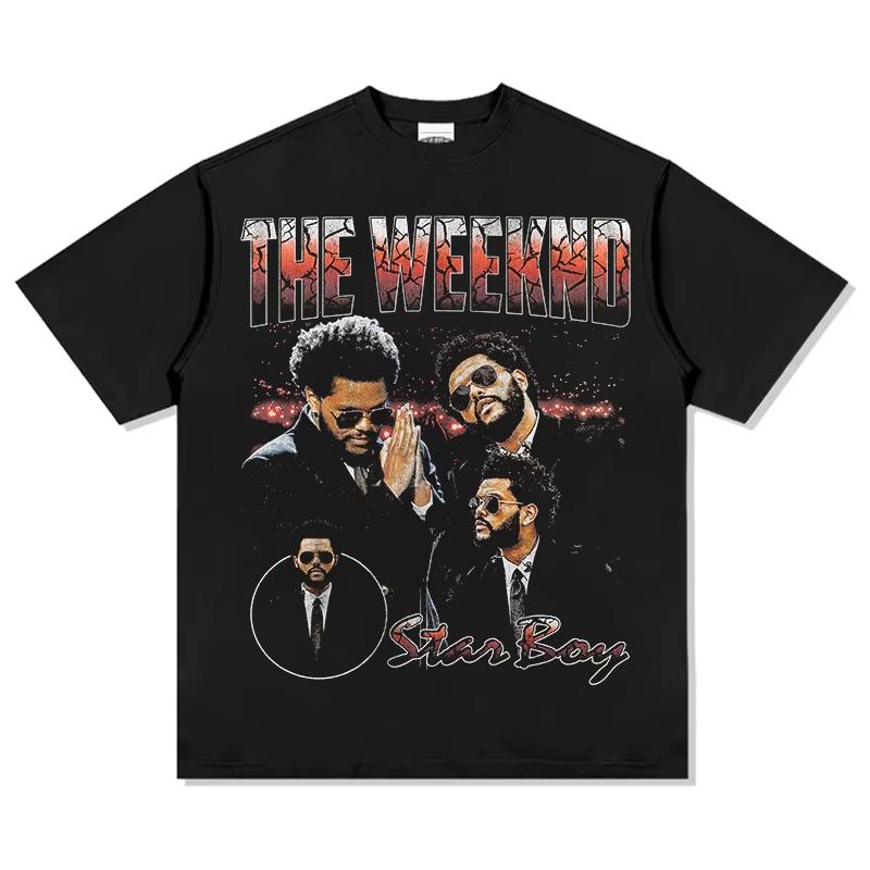 Футболка с графическим принтом The Weeknd Starboy Унисекс и Женская Оверсайз Прочный Хлопок Ретро R&B Мода Круглый вырез Повседневная Верх 2XL
Футболка с графическим принтом The Weeknd Starboy Унисекс и Женская Оверсайз Прочный Хлопок Ретро R&B Мода Круглый вырез Повседневная Верх 2XL