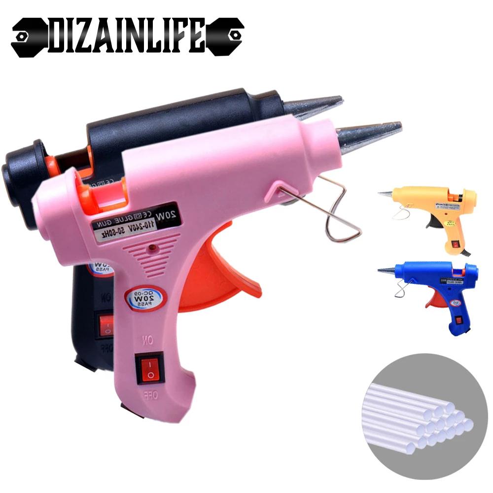 DIZAINLIFE 20 Вт ЕС термоплавкий клеевой пистолет 7 мм клеевые палочки DIY мини электрический нагревательный инструмент для ремонта температуры промышленный термо
DIZAINLIFE 20 Вт ЕС термоплавкий клеевой пистолет 7 мм клеевые палочки DIY мини электрический нагревательный инструмент для ремонта температуры промышленный термо