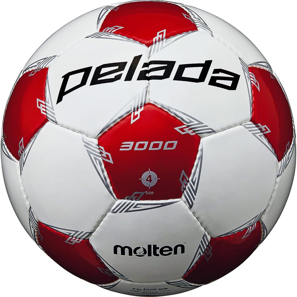 Molten Soccer Ball 4 Elementary School Student Certification Ball Pereda 3000 White x Metallic Red No. F4L3000-WR F4L3000-WR
Molten Soccer Ball 4 Elementary School Student Certification Ball Pereda 3000 White x Metallic Red No. F4L3000-WR F4L3000-WR