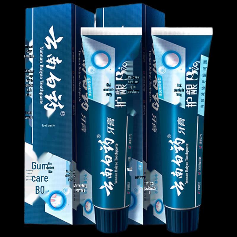 Yunnan Baiyao Active Peptide Toothpaste Twin Pack
Yunnan Baiyao Active Peptide Toothpaste Twin Pack