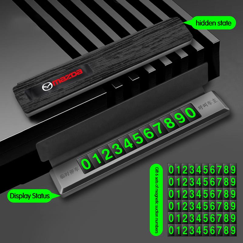 2025 Hot Car Temporary Stop Sign Parking Card Telephone Number Card Plate for Mazda 2 Mazda 3 MS For Mazda 6 CX-5 CX5 Accessorie чорний
2025 Hot Car Temporary Stop Sign Parking Card Telephone Number Card Plate for Mazda 2 Mazda 3 MS For Mazda 6 CX-5 CX5 Accessorie чорний