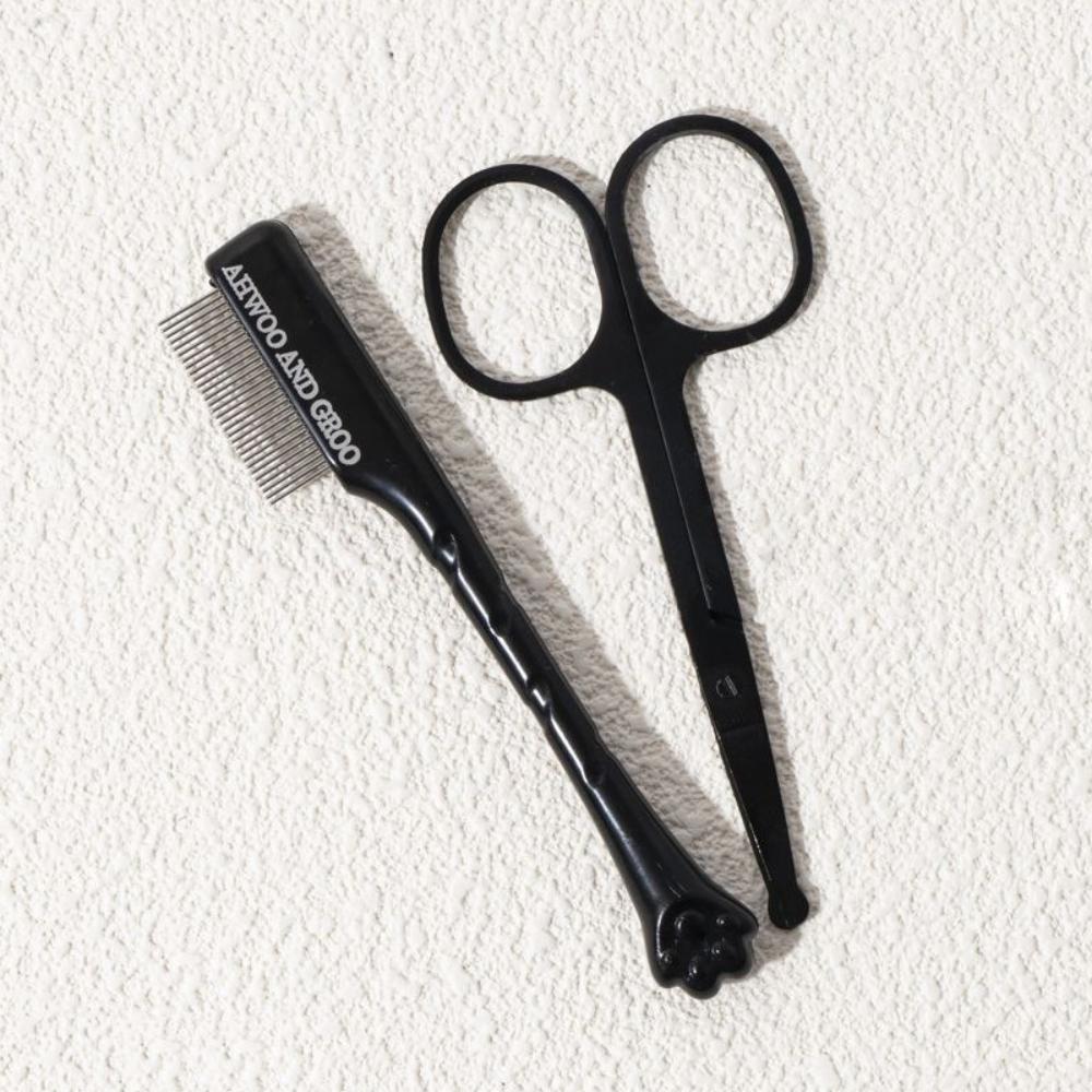 Ножницы для стрижки шерсти собак с мелкими зубьями Щетка для чистки шерсти вокруг глаз и рта кошки Принадлежности для чистки питомцев
Ножницы для стрижки шерсти собак с мелкими зубьями Щетка для чистки шерсти вокруг глаз и рта кошки Принадлежности для чистки питомцев