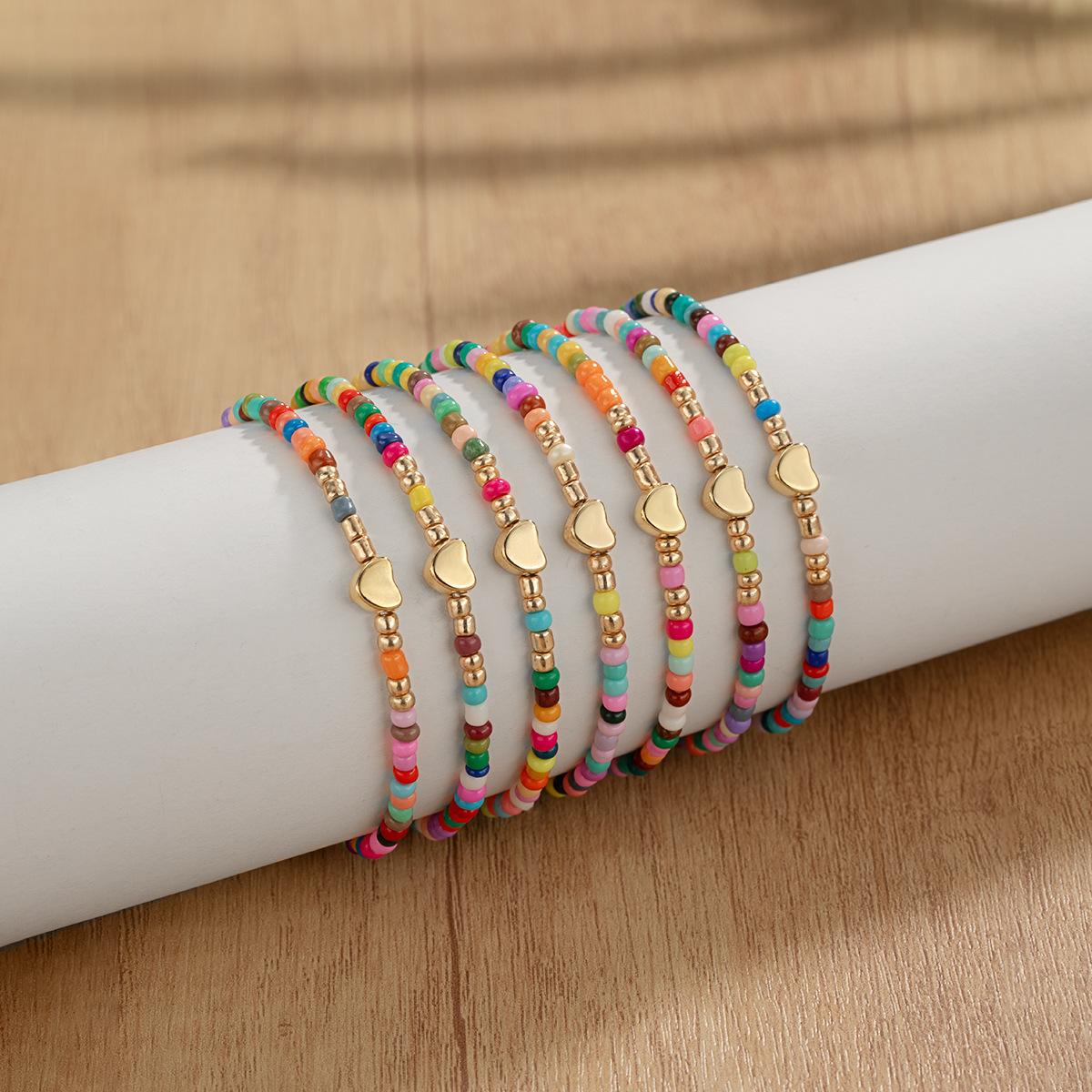 7Pcs Bohemia Random Colorful Beads Bracelets for Women Elastic Beaded Bracelets Girls Party Jewelry
7Pcs Bohemia Random Colorful Beads Bracelets for Women Elastic Beaded Bracelets Girls Party Jewelry