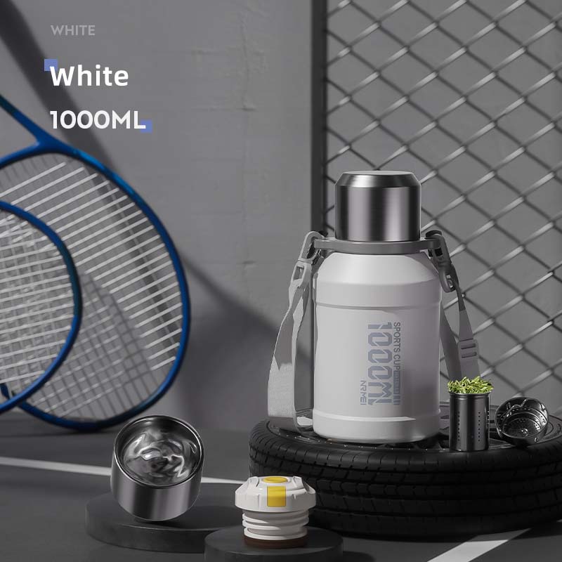 Large Capacity Outdoor Portable Thermos Bottle with Carry Strap, Gradient Color Sport Water Bottles, 1000 ml-2000ml 1000-2000ML
Large Capacity Outdoor Portable Thermos Bottle with Carry Strap, Gradient Color Sport Water Bottles, 1000 ml-2000ml 1000-2000ML