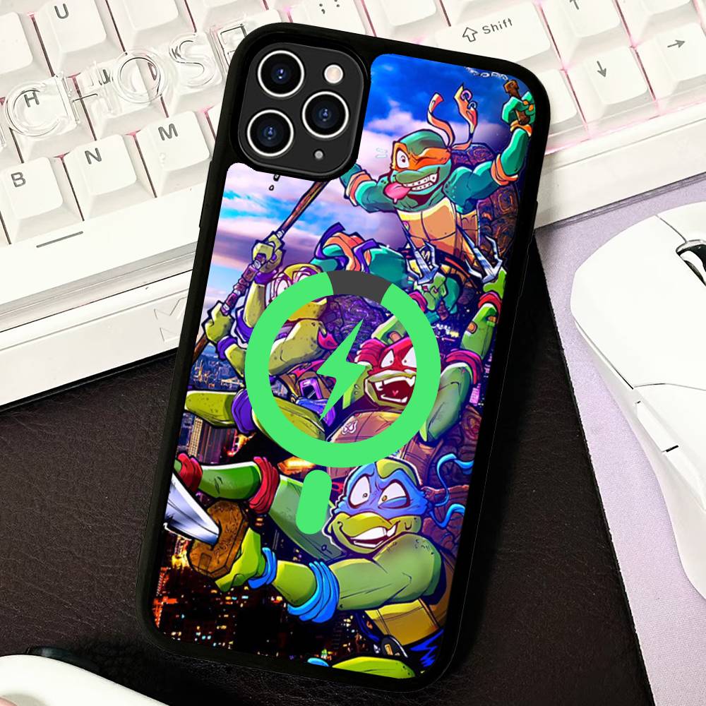 Movie Classic N-Ninja Cartoon T-turtle Magsafe Magnetic Phone Case For IPhone 17 16 Pro Max 15 Plus 14 13 12 11 Cover iPhone 15
Movie Classic N-Ninja Cartoon T-turtle Magsafe Magnetic Phone Case For IPhone 17 16 Pro Max 15 Plus 14 13 12 11 Cover iPhone 15