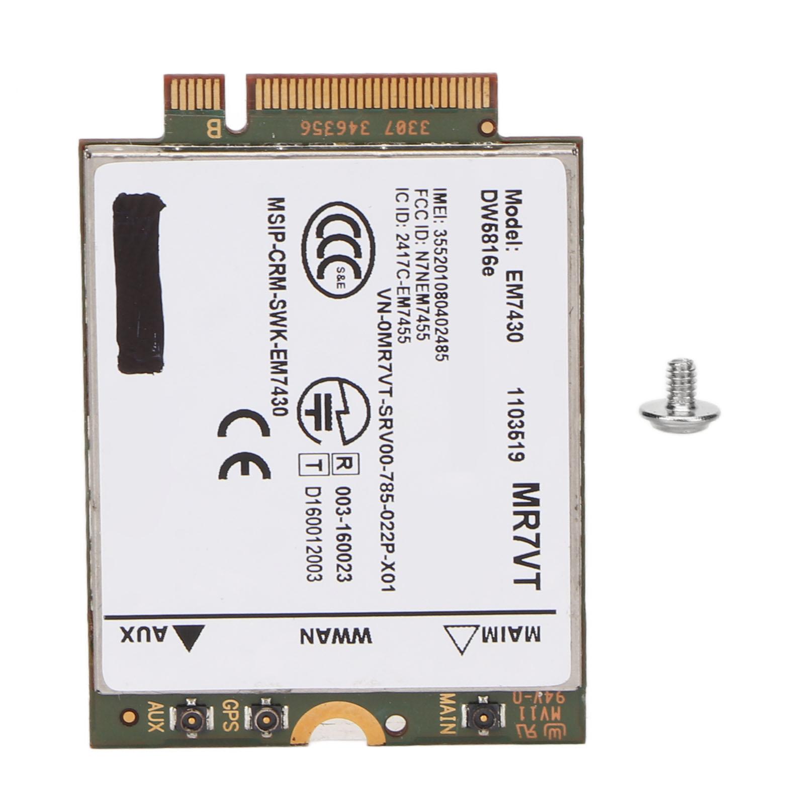 Мережева карта 4G LTE для Dell для Latitude 7280 7285 7290 7389 7390 7480 7490 E7470 300 Мбіт/с Plug and
Мережева карта 4G LTE для Dell для Latitude 7280 7285 7290 7389 7390 7480 7490 E7470 300 Мбіт/с Plug and