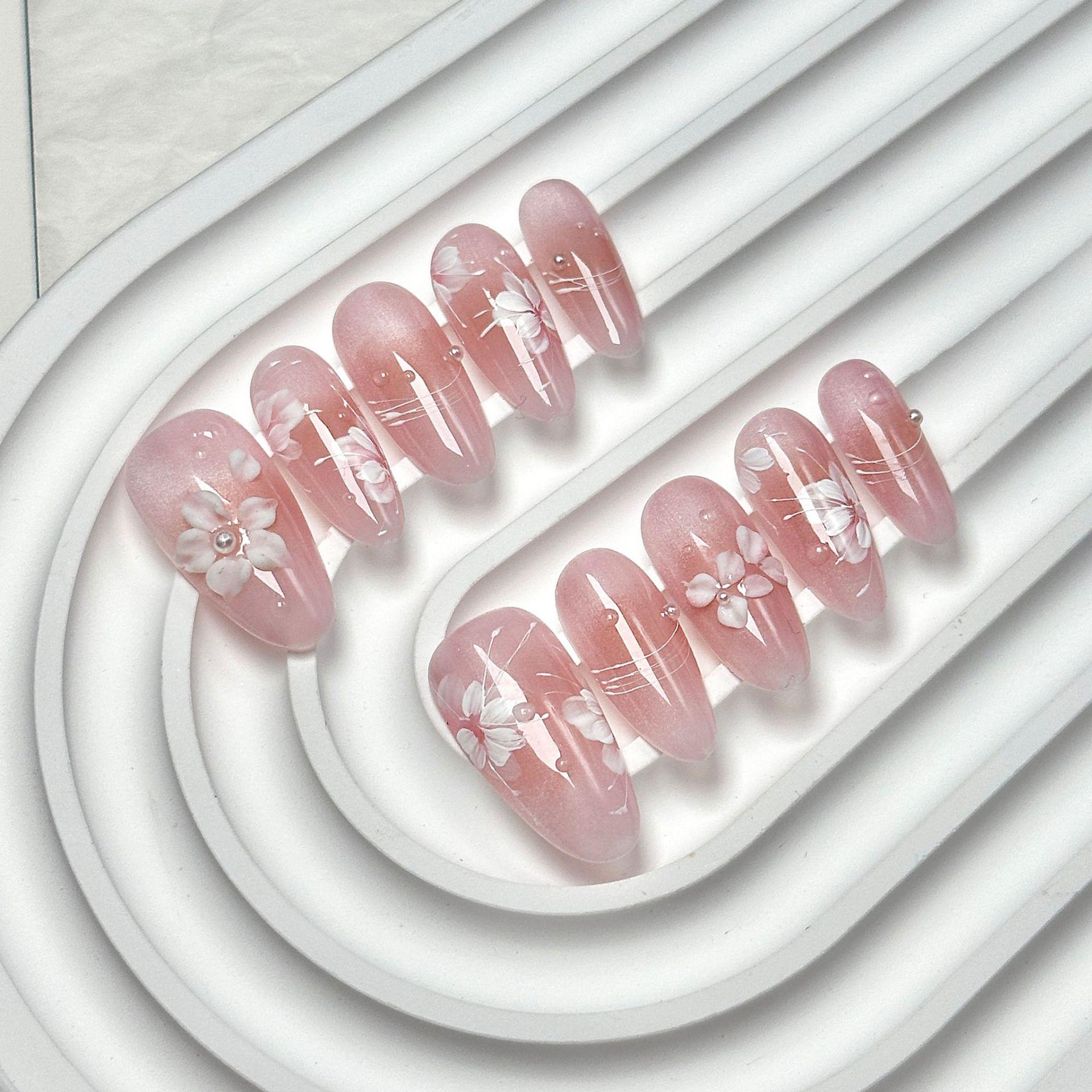 Handcrafted High-End Cat Eye Manicure False Nails - Pure Handmade, Hand-Painted & Carved False Nails with Whitening Effect
Handcrafted High-End Cat Eye Manicure False Nails - Pure Handmade, Hand-Painted & Carved False Nails with Whitening Effect