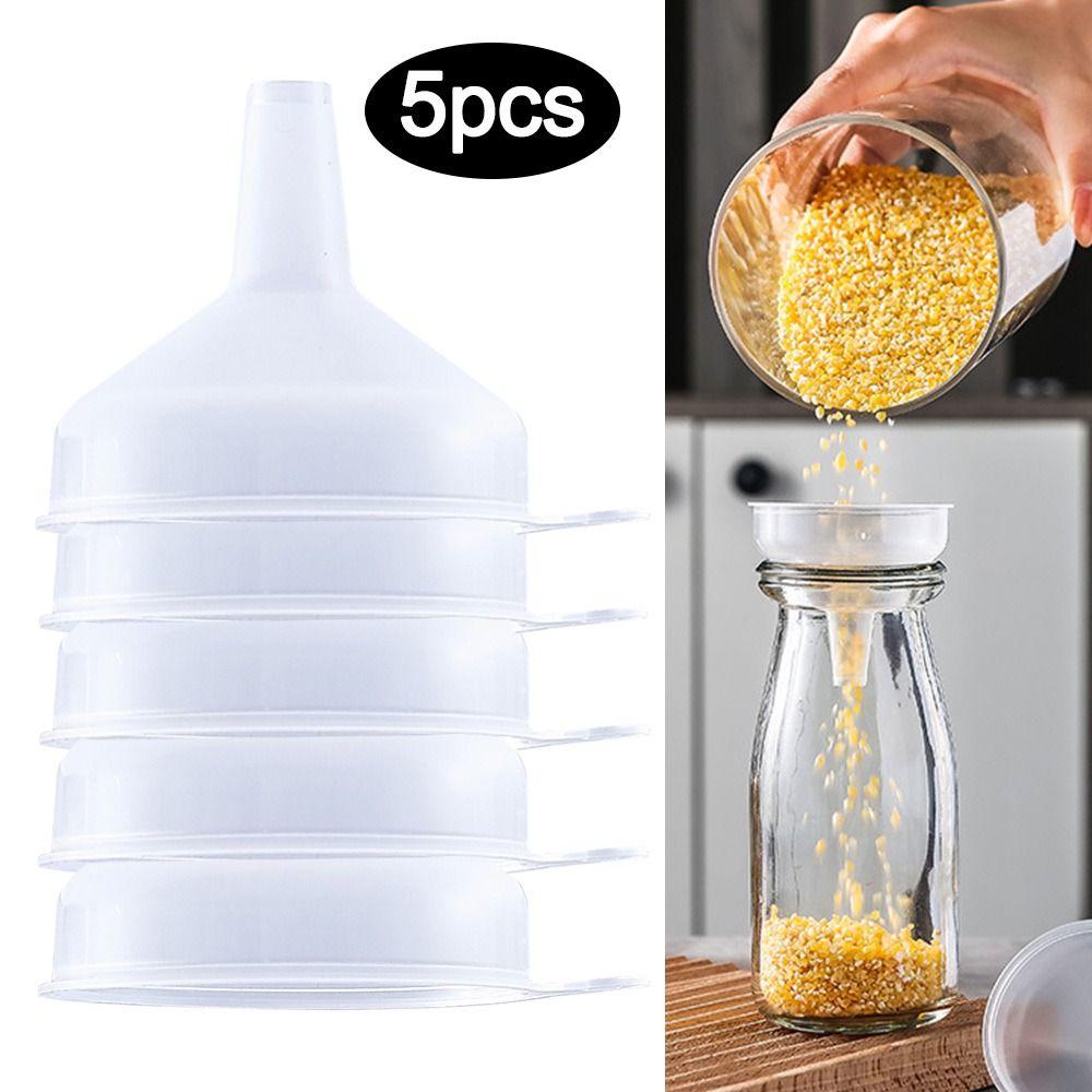 5PCS Essential Oils Clear Funnel Vinegar Oil Kitchen Oil Funnel Creative Multi Purpose Funnels
5PCS Essential Oils Clear Funnel Vinegar Oil Kitchen Oil Funnel Creative Multi Purpose Funnels
