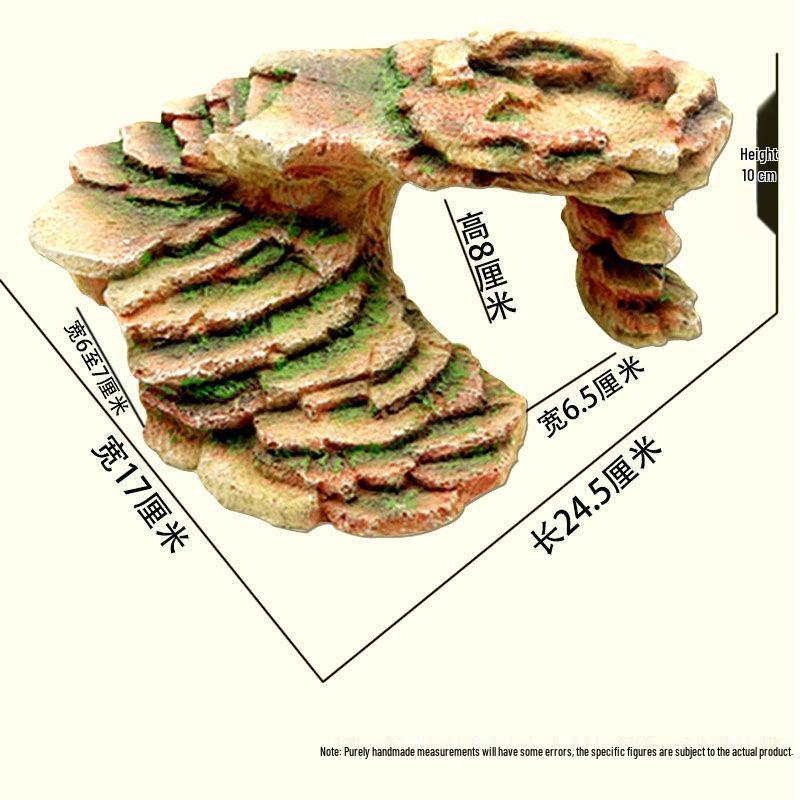 Платформа для баскінгу для акваріума з черепахами з пандусом та печерою для ховання
Платформа для баскінгу для акваріума з черепахами з пандусом та печерою для ховання