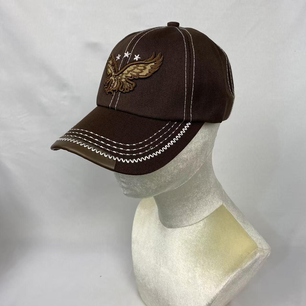 Eagle Embroidery Unisex Long Brim Baseball Cap - Sun Protection Outdoor Hat Adjustable кавовий
Eagle Embroidery Unisex Long Brim Baseball Cap - Sun Protection Outdoor Hat Adjustable кавовий