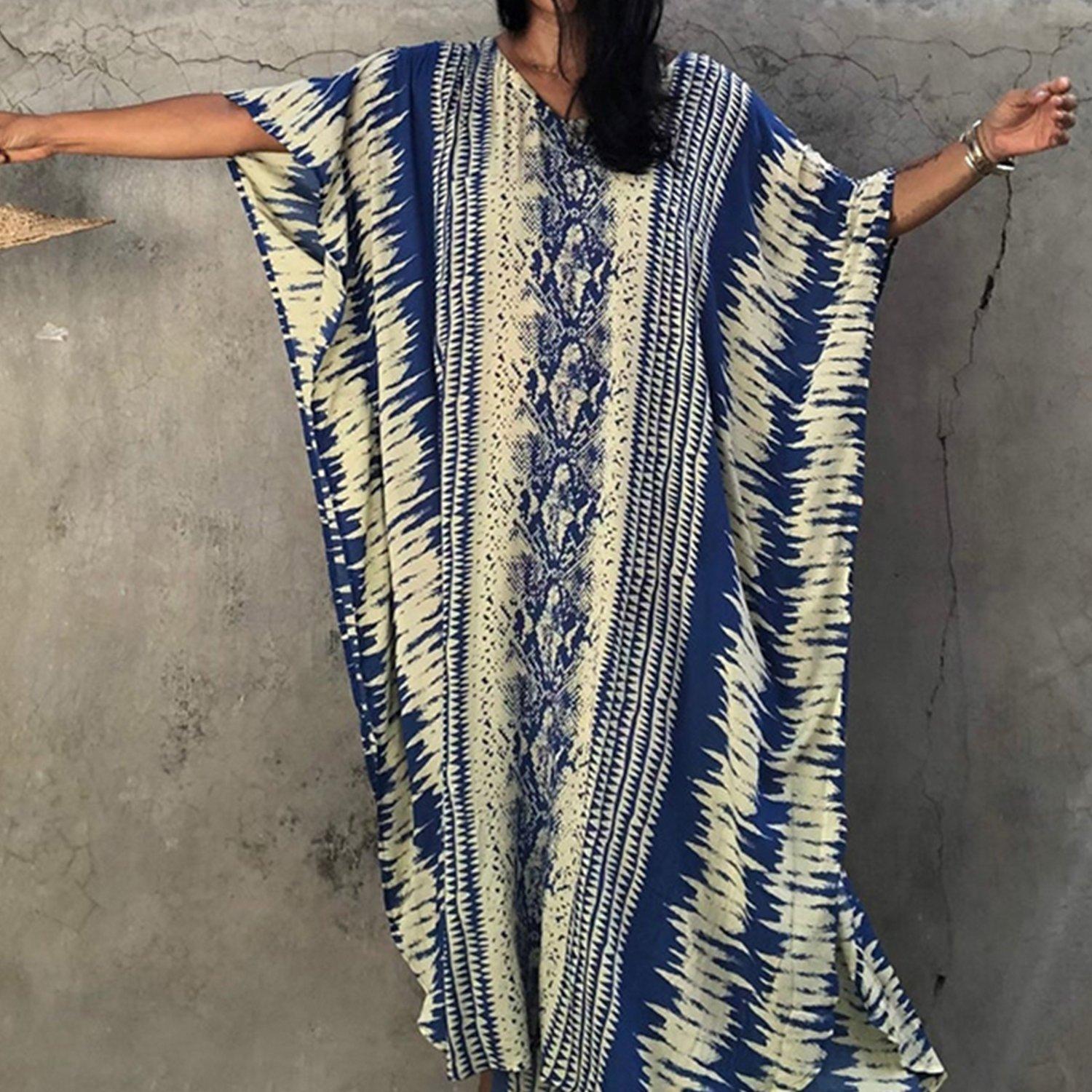 Платье-кафтан с принтом тай-дай, повседневное пляжное летнее макси-платье с накидкой, женская одежда One-size жёлтый
Платье-кафтан с принтом тай-дай, повседневное пляжное летнее макси-платье с накидкой, женская одежда One-size жёлтый