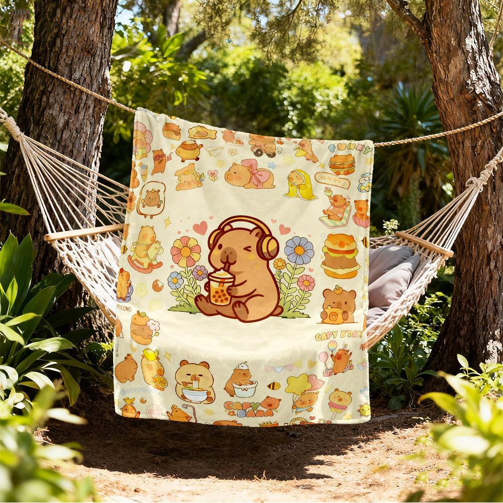 Capybara Bubble Tea Outdoor Flannel Blankets, Outdoor travel, Home Blankets, Fan Gifts,Suitable for All Seasons, Christmas Gifts. R1127165 80x120cm
Capybara Bubble Tea Outdoor Flannel Blankets, Outdoor travel, Home Blankets, Fan Gifts,Suitable for All Seasons, Christmas Gifts. R1127165 80x120cm