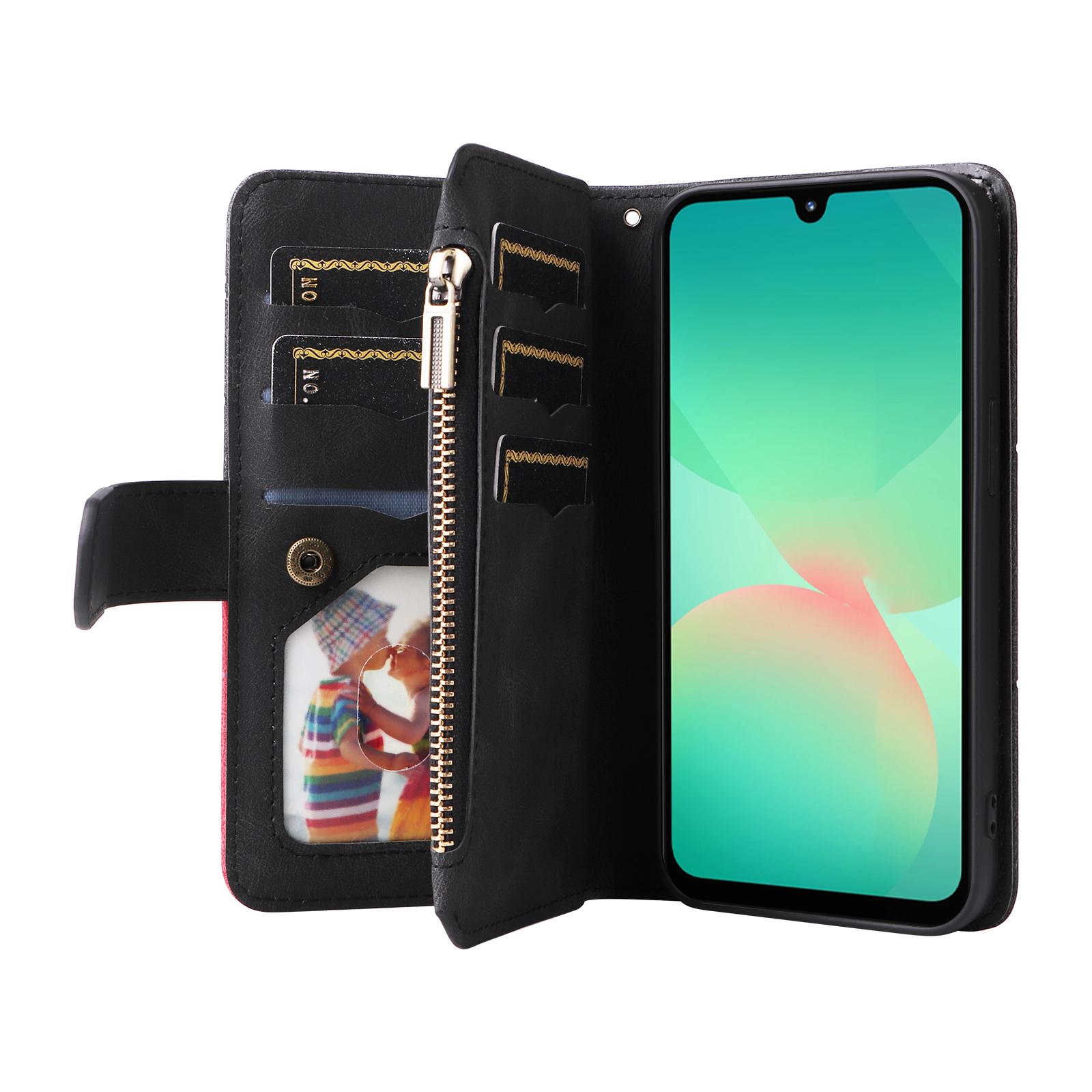 For Samsung Galaxy A16 5G/Galaxy A16 4G/Galaxy A26 5G Leather Case with Strap Zipper 9 Card Slot Phone Cover Stand Green
For Samsung Galaxy A16 5G/Galaxy A16 4G/Galaxy A26 5G Leather Case with Strap Zipper 9 Card Slot Phone Cover Stand Green
