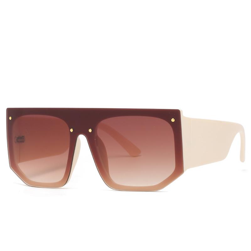 Fashion Vintage Oversized Sunglasses Women Men Luxury Brand Designer Flat Top Big Frame Sun Glasses Travel Rivet Shades UV400
Fashion Vintage Oversized Sunglasses Women Men Luxury Brand Designer Flat Top Big Frame Sun Glasses Travel Rivet Shades UV400