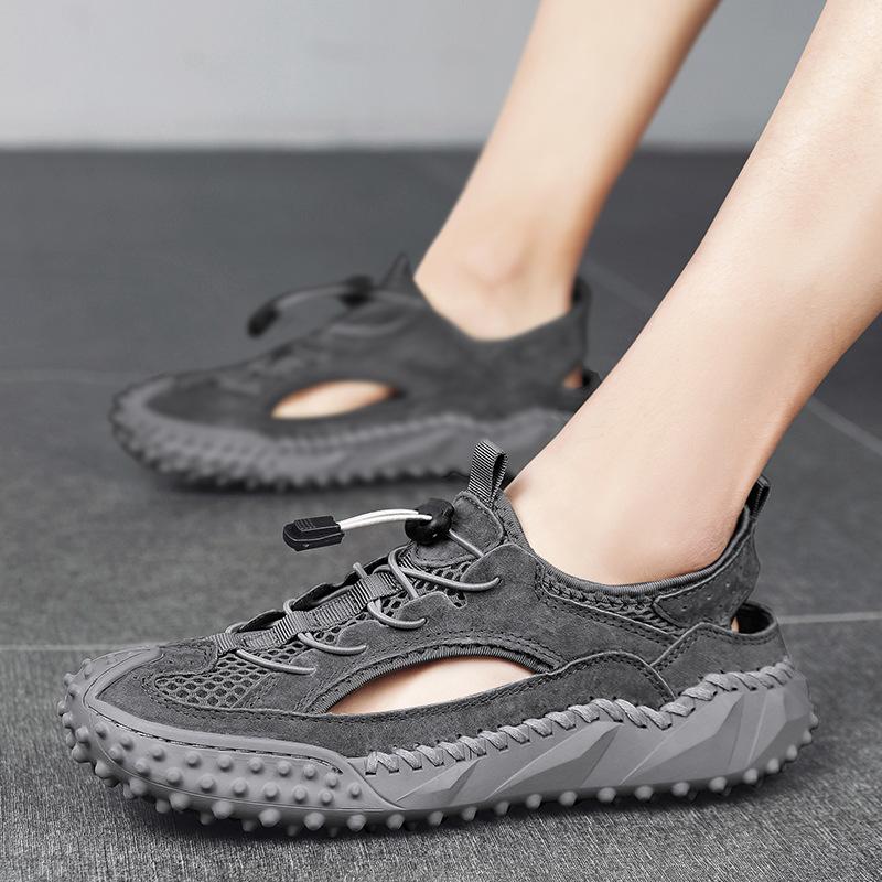 Mountaineering sandals men s bag head beach shoes men s outer wear sports sandals non-slip hollow wading shoes 46
Mountaineering sandals men s bag head beach shoes men s outer wear sports sandals non-slip hollow wading shoes 46