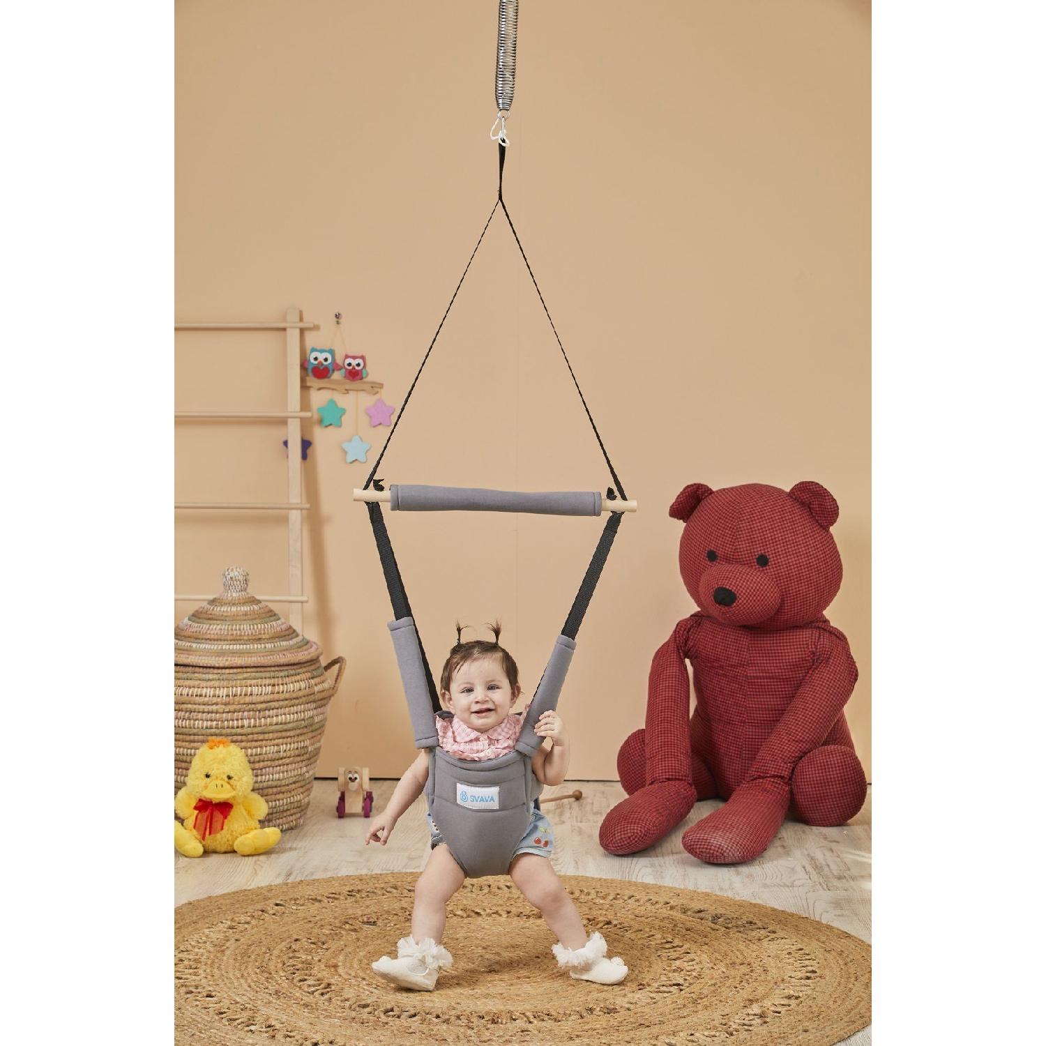 Hoppala Zpzp Face -protected Kangaroo, Spring Balance Baby Walker Natural Wood Gray сірий колір
Hoppala Zpzp Face -protected Kangaroo, Spring Balance Baby Walker Natural Wood Gray сірий колір
