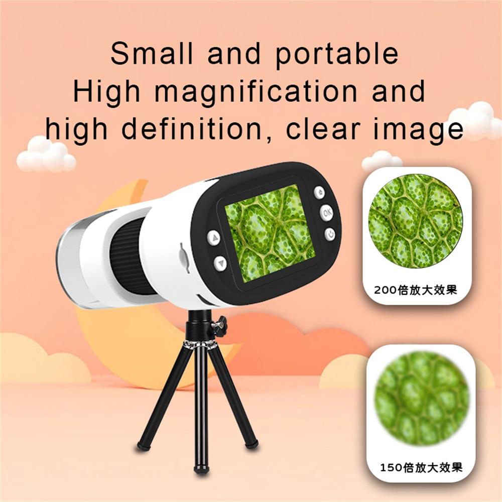 F2 2.0 inch IPS Children Microscope Camera Science Experiment Toy Monocular Microscope Support Video Recording Blue
F2 2.0 inch IPS Children Microscope Camera Science Experiment Toy Monocular Microscope Support Video Recording Blue