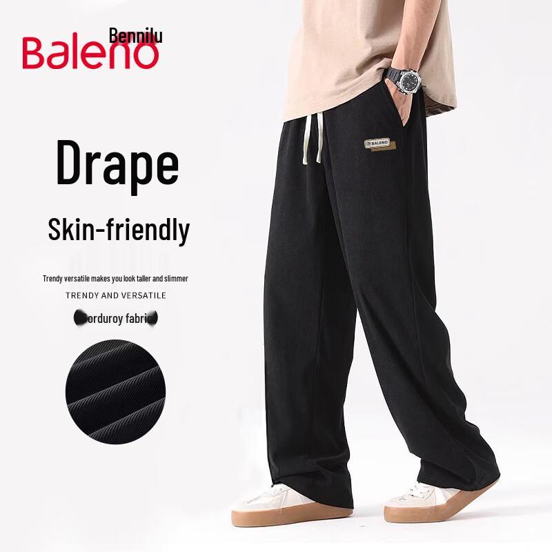 Мужские вязаные брюки широкого кроя Baleno в стиле ретро с вельветовой текстурой
Мужские вязаные брюки широкого кроя Baleno в стиле ретро с вельветовой текстурой