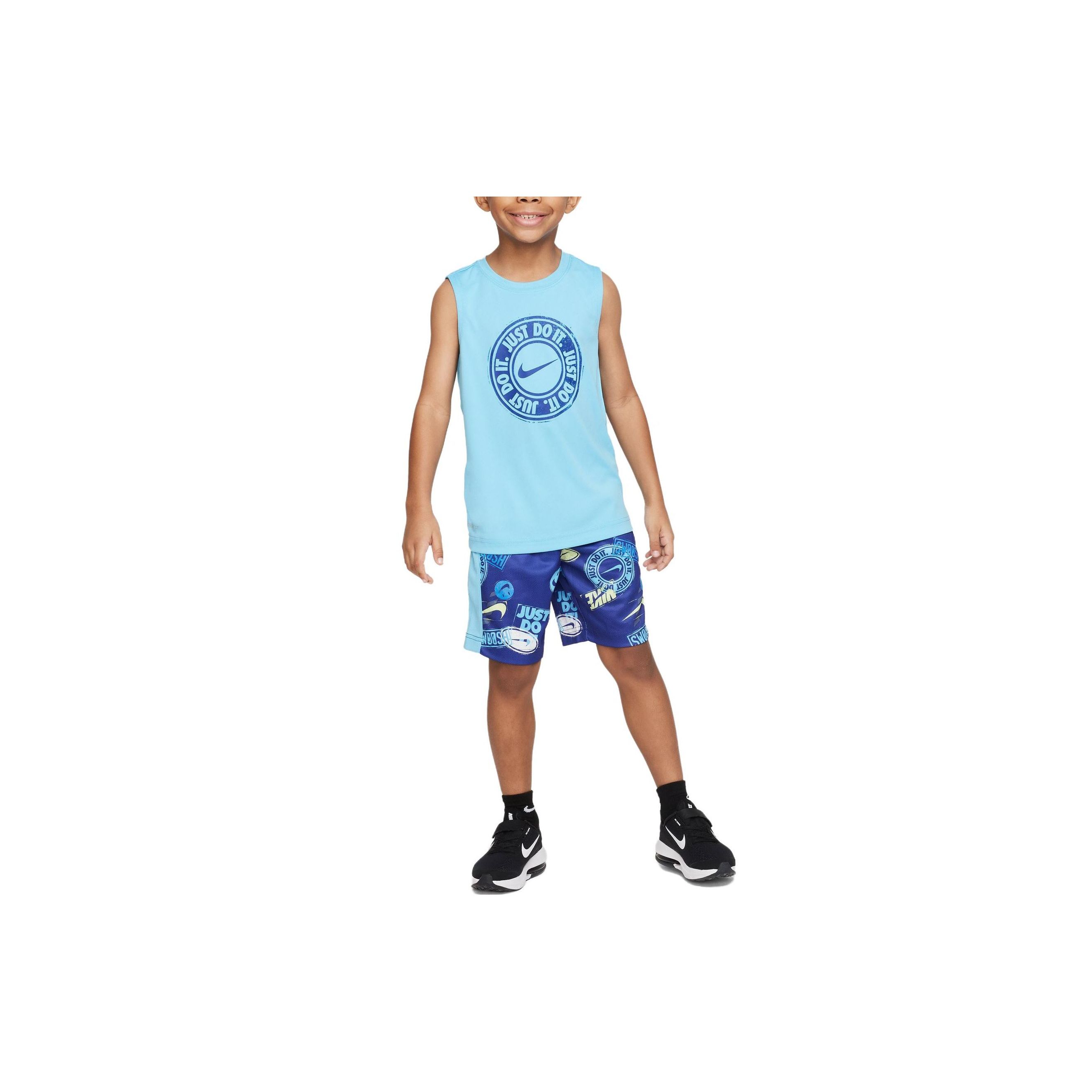 Nike Комплекты для детей Wild Air Muscle с принтом в виде букв, топом с круглым вырезом и прямыми шортами FQ0537-455 S
Nike Комплекты для детей Wild Air Muscle с принтом в виде букв, топом с круглым вырезом и прямыми шортами FQ0537-455 S