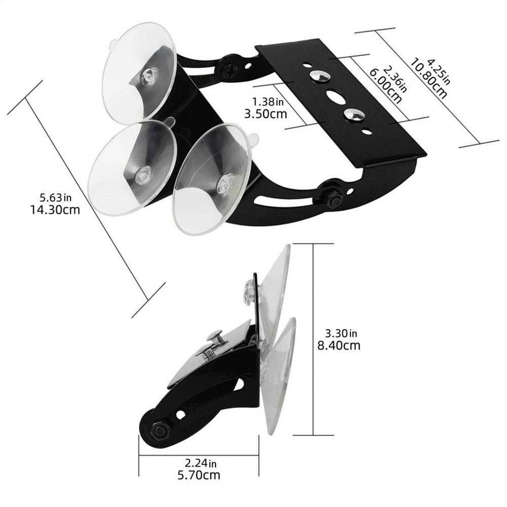 Universal Fog Light Mounting Brackets Bumper LED Work Light Suction Cup Mount Kit Warning Light Support Frame for Off Road Truck чорний
Universal Fog Light Mounting Brackets Bumper LED Work Light Suction Cup Mount Kit Warning Light Support Frame for Off Road Truck чорний