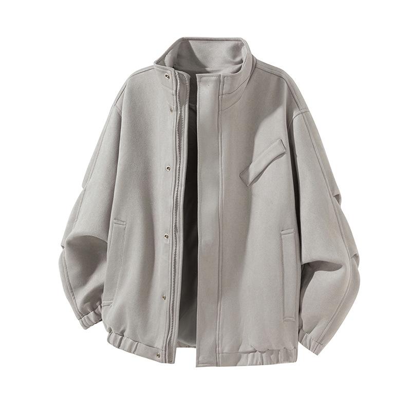 New Autumn Deerskin Velvet Pleated Stand-up Collar Jacket for Men s Japanese Simple Outerwear Jacket 3XL серый
New Autumn Deerskin Velvet Pleated Stand-up Collar Jacket for Men s Japanese Simple Outerwear Jacket 3XL серый