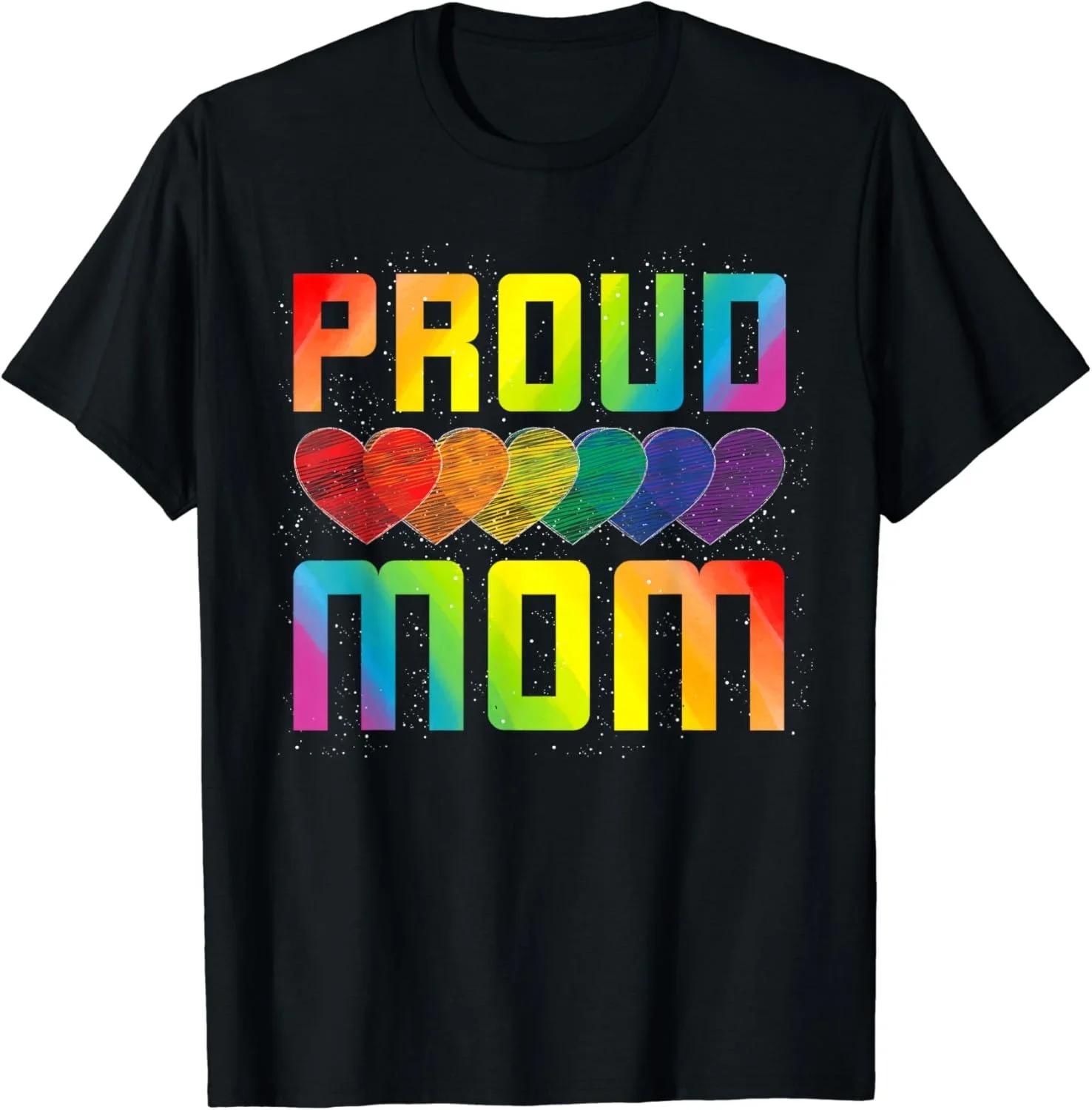 Proud Mom LGBT Rainbow Hearts Graphic Tee Cotton Short Sleeve T-Shirt for Mother s Day XXXXXL чорний
Proud Mom LGBT Rainbow Hearts Graphic Tee Cotton Short Sleeve T-Shirt for Mother s Day XXXXXL чорний