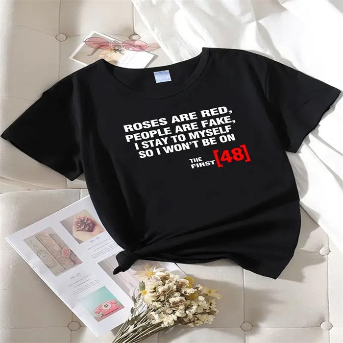 Short-sleeved T-shirt European and American summer new women s fashion casual home commuting versatile round neck short-sleeved T-shirt 5XL чорний
Short-sleeved T-shirt European and American summer new women s fashion casual home commuting versatile round neck short-sleeved T-shirt 5XL чорний