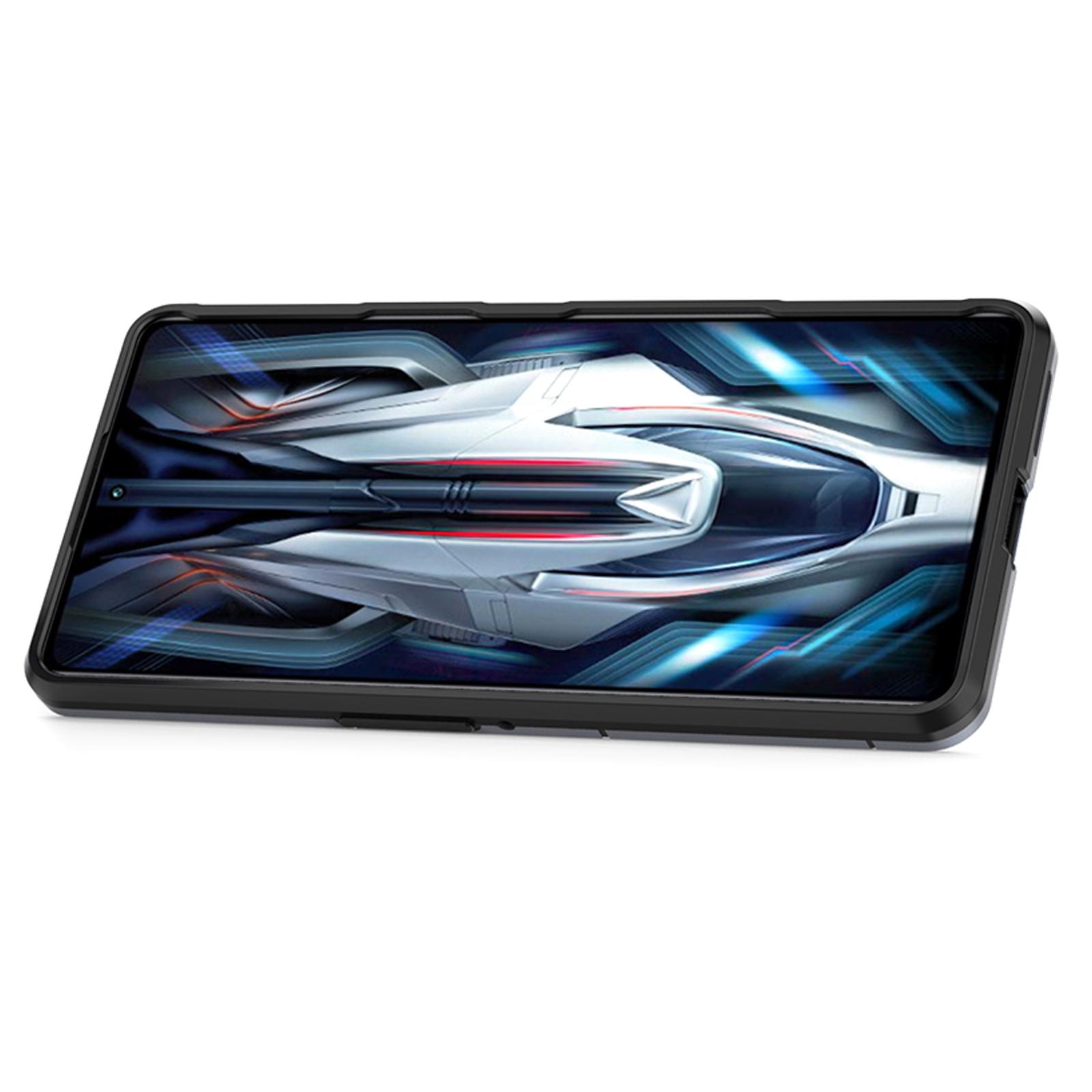 For Xiaomi Poco F4 GT/Redmi K50 Gaming Ring Holder Kickstand Shockproof Hard PC+Soft TPU Hybrid Phone Case Blue
For Xiaomi Poco F4 GT/Redmi K50 Gaming Ring Holder Kickstand Shockproof Hard PC+Soft TPU Hybrid Phone Case Blue