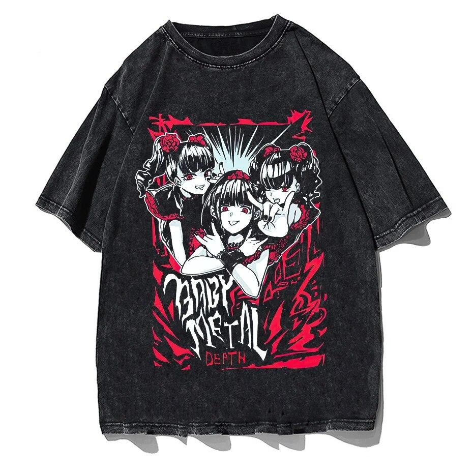 Harajuku Vintage Washed T shirt Streetwear Gothic Punk print T-shirt summer Oversized Cotton Men women T shirt
Harajuku Vintage Washed T shirt Streetwear Gothic Punk print T-shirt summer Oversized Cotton Men women T shirt