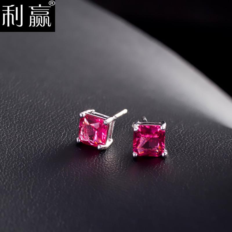 Square Stud Earrings, Colorful Zircon 6Mm Ear Jewelry, Classic Earrings.
Square Stud Earrings, Colorful Zircon 6Mm Ear Jewelry, Classic Earrings.