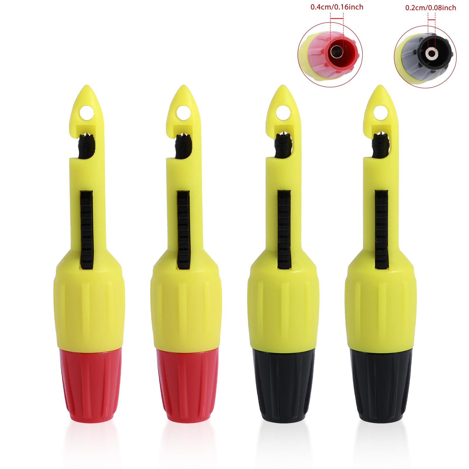 4PC Wire Piercing Probe Insulation Piercing Clip Wire Piercing Tool for Multimeter Voltage Thermometer Voltmeter Testing 2mm 4mm
4PC Wire Piercing Probe Insulation Piercing Clip Wire Piercing Tool for Multimeter Voltage Thermometer Voltmeter Testing 2mm 4mm