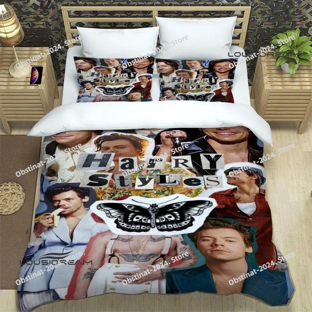 Singer H-Harry-S-Styles Bedding Sets exquisite bed supplies set duvet cover bed comforter set bedding set luxury birthday gift AU Double(180*210cm)3pcs
Singer H-Harry-S-Styles Bedding Sets exquisite bed supplies set duvet cover bed comforter set bedding set luxury birthday gift AU Double(180*210cm)3pcs