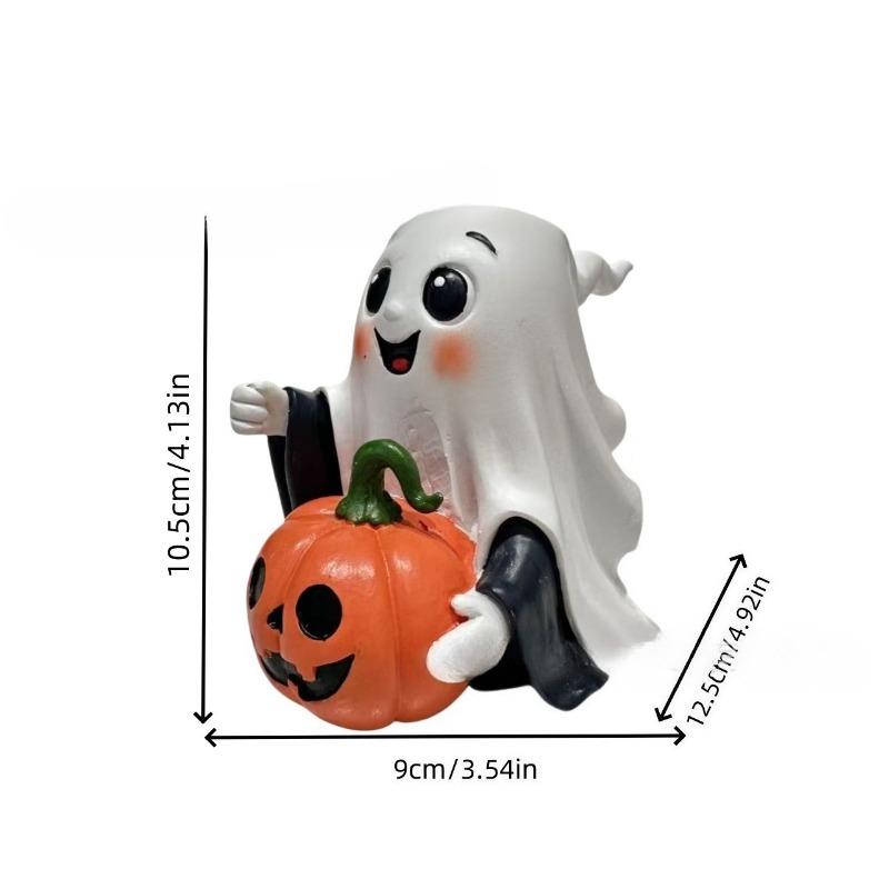 Halloween Ghost Pumpkin Resin Figurehead with A High-end and Niche Design for Desktop Decoration Ghost Pumpkin B
Halloween Ghost Pumpkin Resin Figurehead with A High-end and Niche Design for Desktop Decoration Ghost Pumpkin B