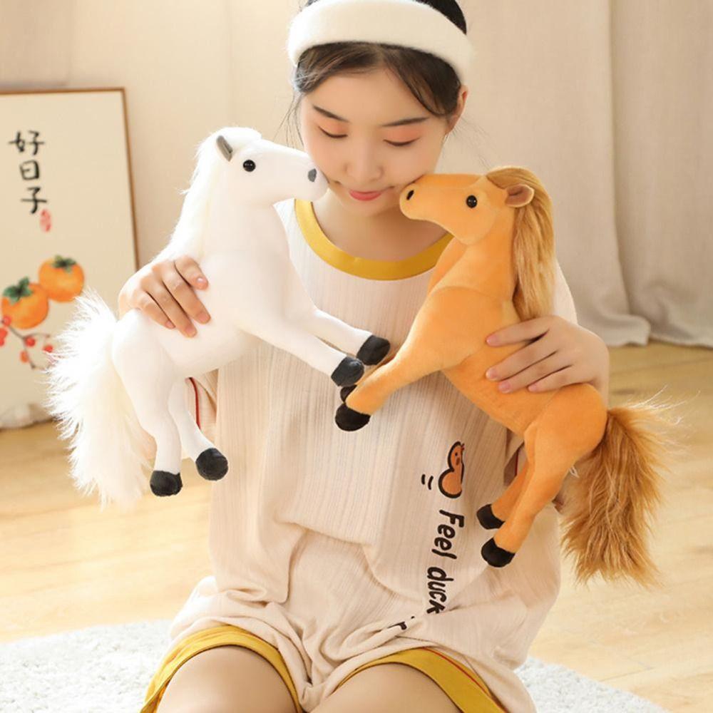 Black Cartoon Animal White Horse Stuffed Toy Plush Pillow Horse Plush Toy Pony Plush Doll
Black Cartoon Animal White Horse Stuffed Toy Plush Pillow Horse Plush Toy Pony Plush Doll