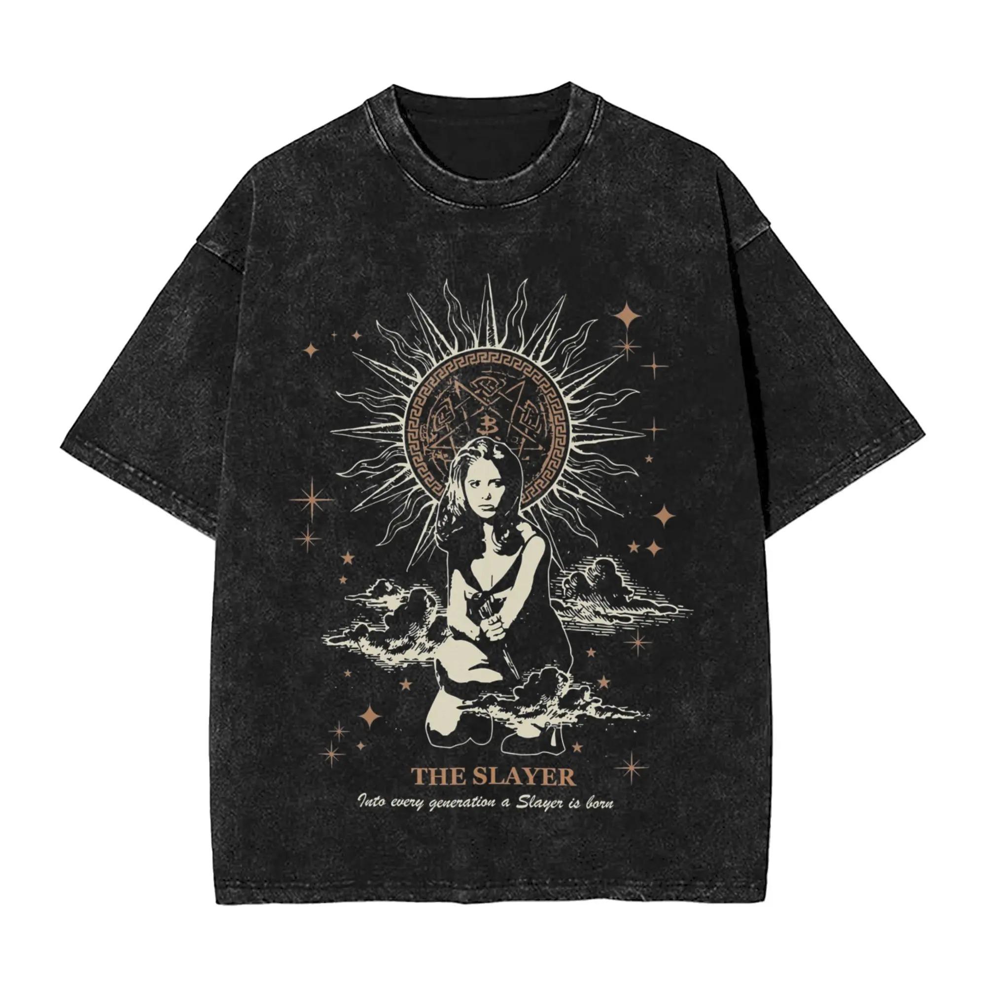Buffy The Vampires Slayers Graphic Print Wash T Shirt Harajuku Style for Unisex Women Fashion Cotton Tee Shirts Clothing M
Buffy The Vampires Slayers Graphic Print Wash T Shirt Harajuku Style for Unisex Women Fashion Cotton Tee Shirts Clothing M