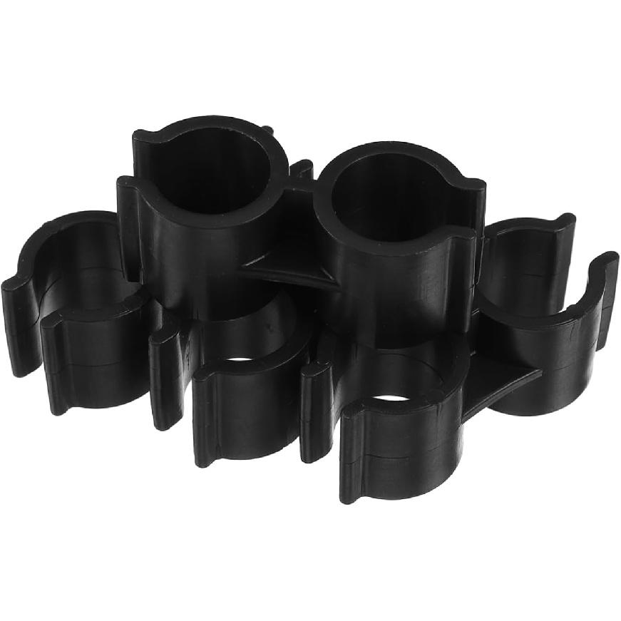 4Pcs Double Pipe Clamp Connector for Broom and Dustpan Inner Plastic Shelf Pole Fastener Clips for Warehouse and Supermarket Shelf Link Accessories
4Pcs Double Pipe Clamp Connector for Broom and Dustpan Inner Plastic Shelf Pole Fastener Clips for Warehouse and Supermarket Shelf Link Accessories