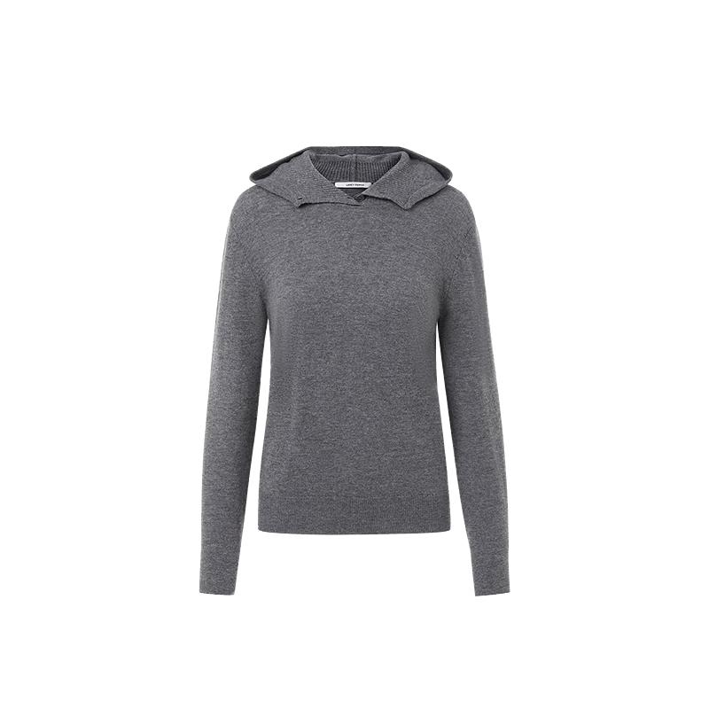 LANGZI Women s Elegant Wool Hooded Knit Top S
LANGZI Women s Elegant Wool Hooded Knit Top S