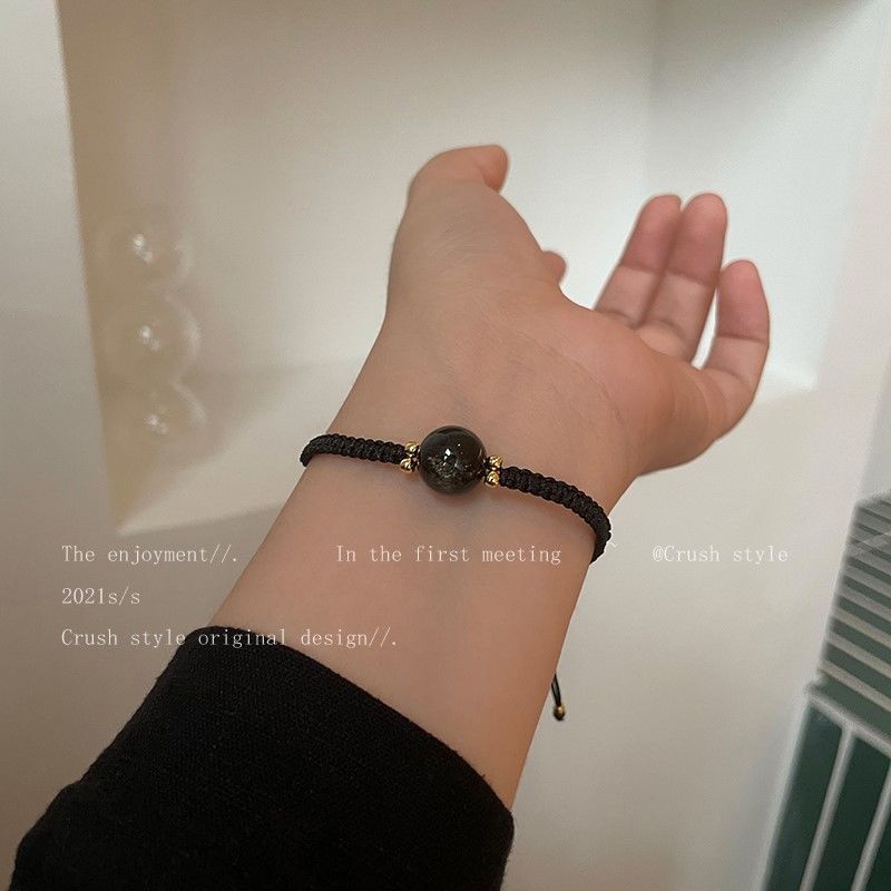 Браслет из обсидиана с бусинами удачи, парный, ручной работы, плетеный шнурок, мужской и женский, новогодний подарок для девушек Women s Obsidian Bracelet 10mm
Браслет из обсидиана с бусинами удачи, парный, ручной работы, плетеный шнурок, мужской и женский, новогодний подарок для девушек Women s Obsidian Bracelet 10mm