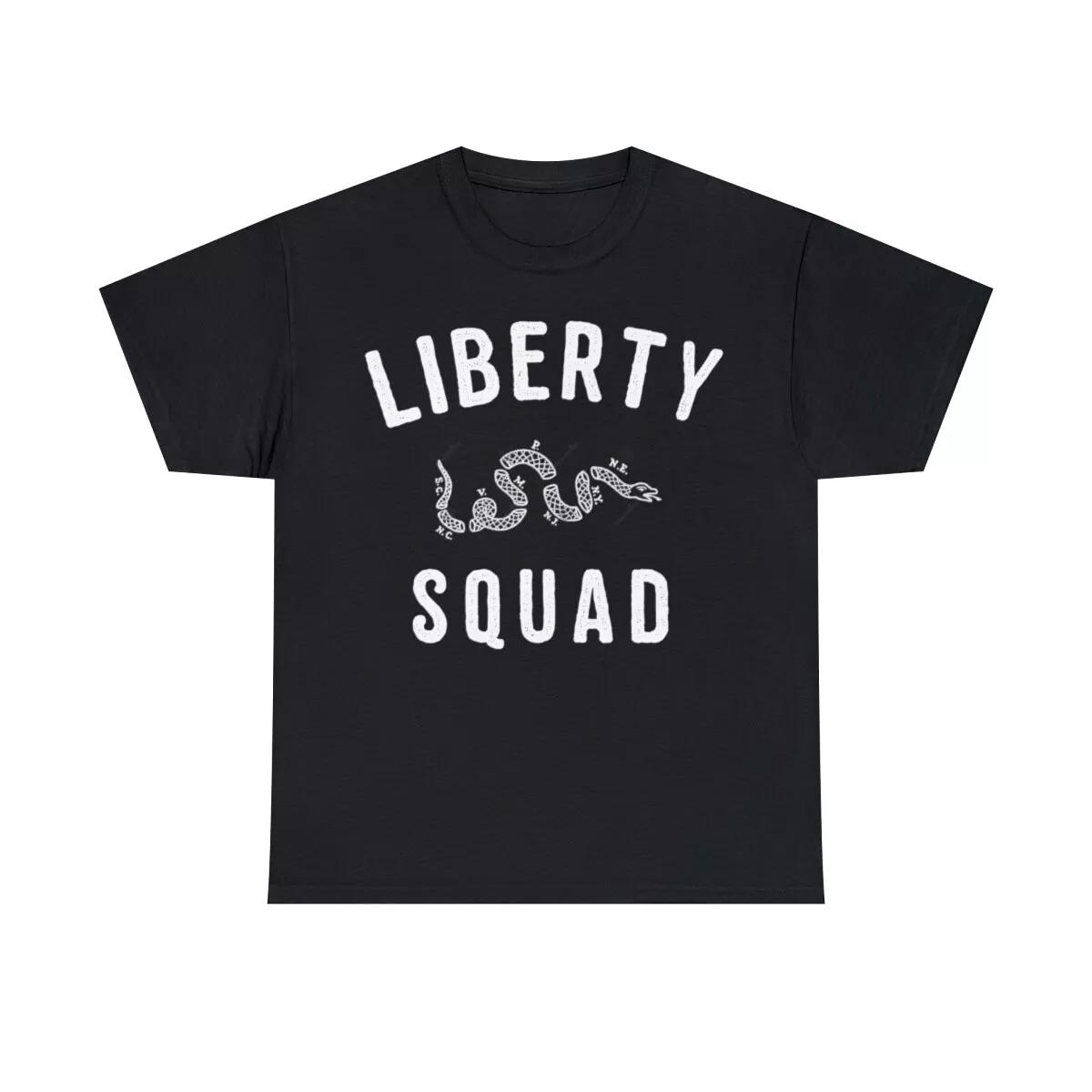 Liberty Squad Snek Graphic T-Shirt, Sizes S-5XL S
Liberty Squad Snek Graphic T-Shirt, Sizes S-5XL S