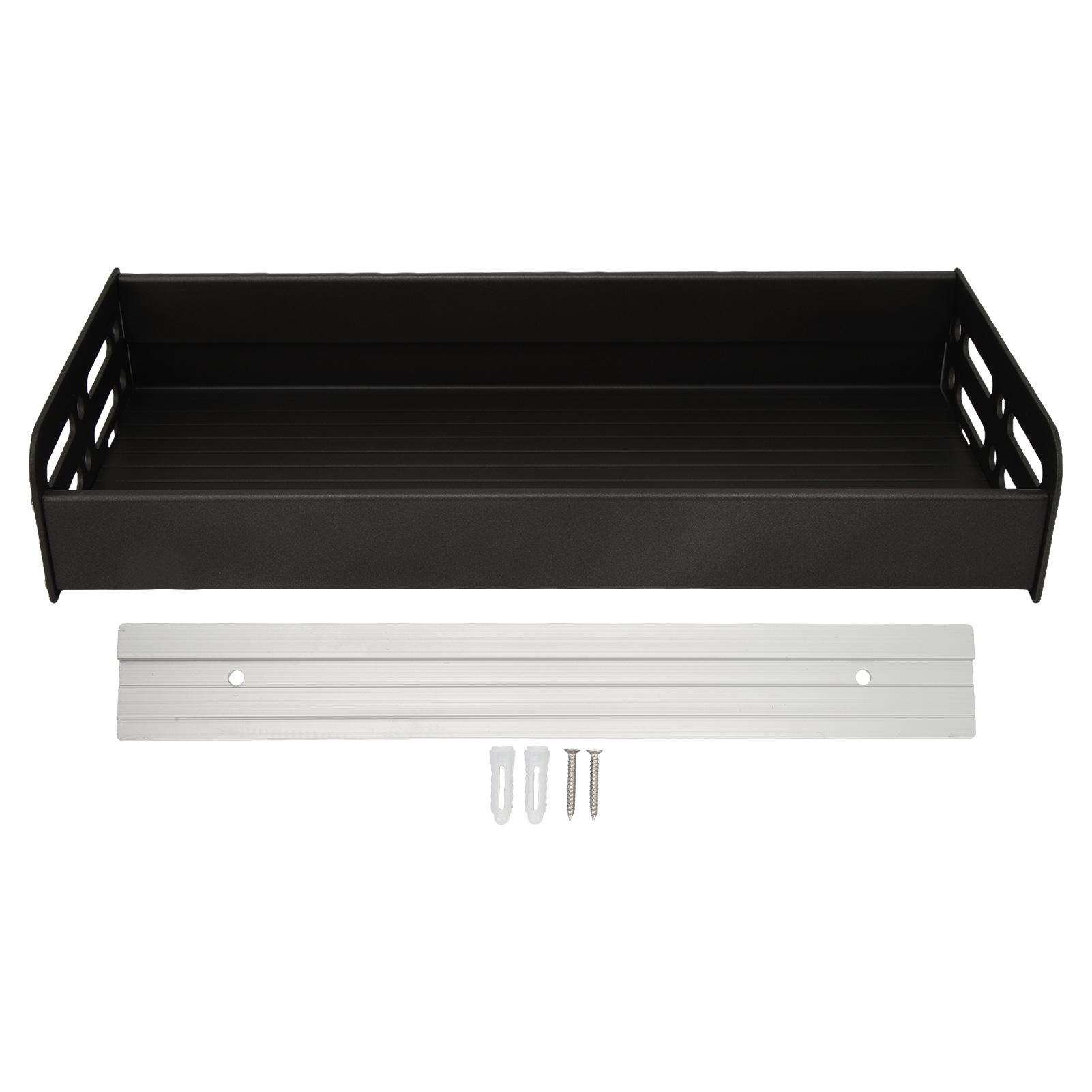 Floating Shelves Space Aluminum Wall Mounted Decorative Storage Shelf for Kitchen Bathroom Living чёрный
Floating Shelves Space Aluminum Wall Mounted Decorative Storage Shelf for Kitchen Bathroom Living чёрный