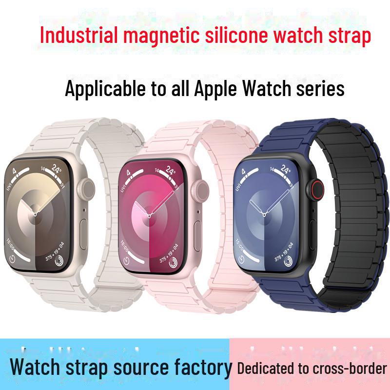 «Силиконовый магнитный ремешок контрастного цвета для Apple Watch Series 5-9» 38/40/41/S10-42mm
«Силиконовый магнитный ремешок контрастного цвета для Apple Watch Series 5-9» 38/40/41/S10-42mm