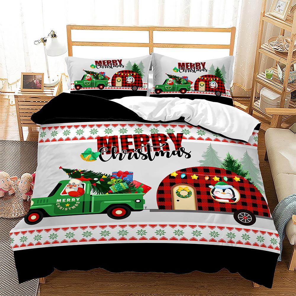 Рождественское трехпредметное детское постельное белье с цифровой печатью, пододеяльник 135 * 200 (two-piece set) 90g
Рождественское трехпредметное детское постельное белье с цифровой печатью, пододеяльник 135 * 200 (two-piece set) 90g