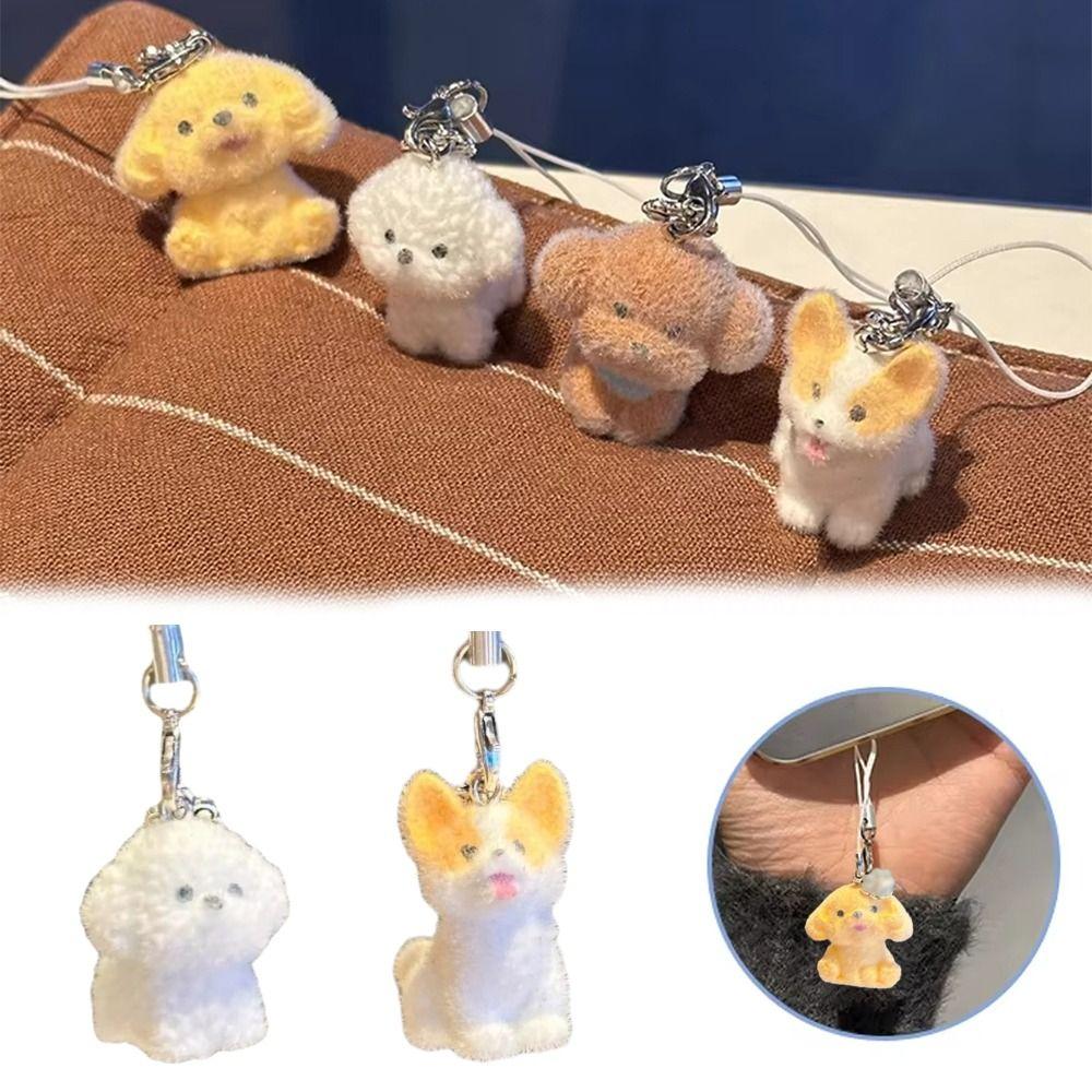 Mini Size Cute Cartoon Dog Keychain Flocking Phone Lanyard Phone Chain Keychain No Dog Claw 04
Mini Size Cute Cartoon Dog Keychain Flocking Phone Lanyard Phone Chain Keychain No Dog Claw 04