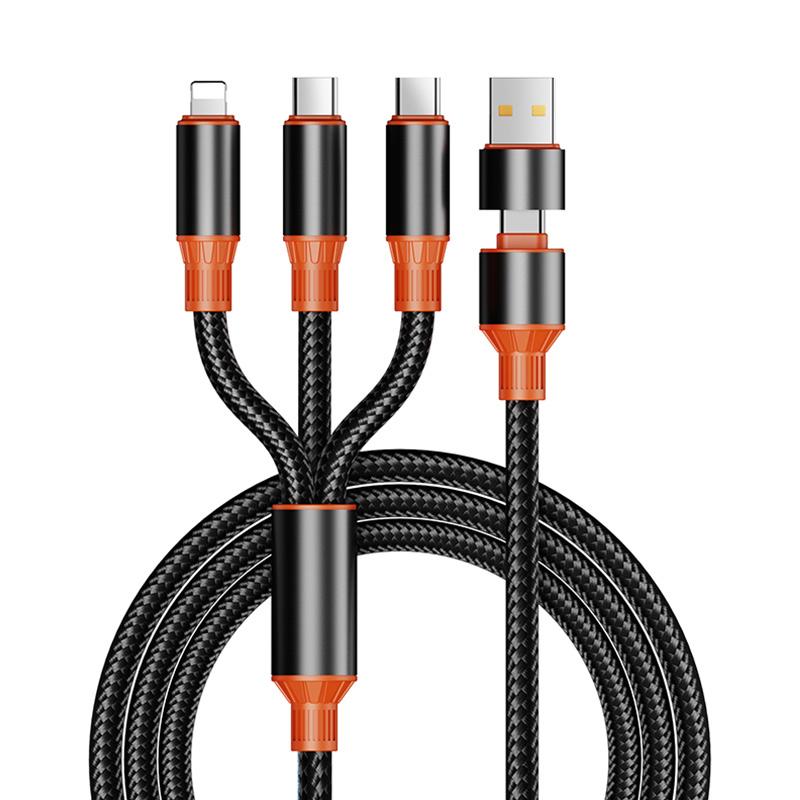ENKAY USB/Type-C to iP/Type-C/Micro USB 5A Fast Charging Cable Nylon Braided Data Cable 1.2m
ENKAY USB/Type-C to iP/Type-C/Micro USB 5A Fast Charging Cable Nylon Braided Data Cable 1.2m