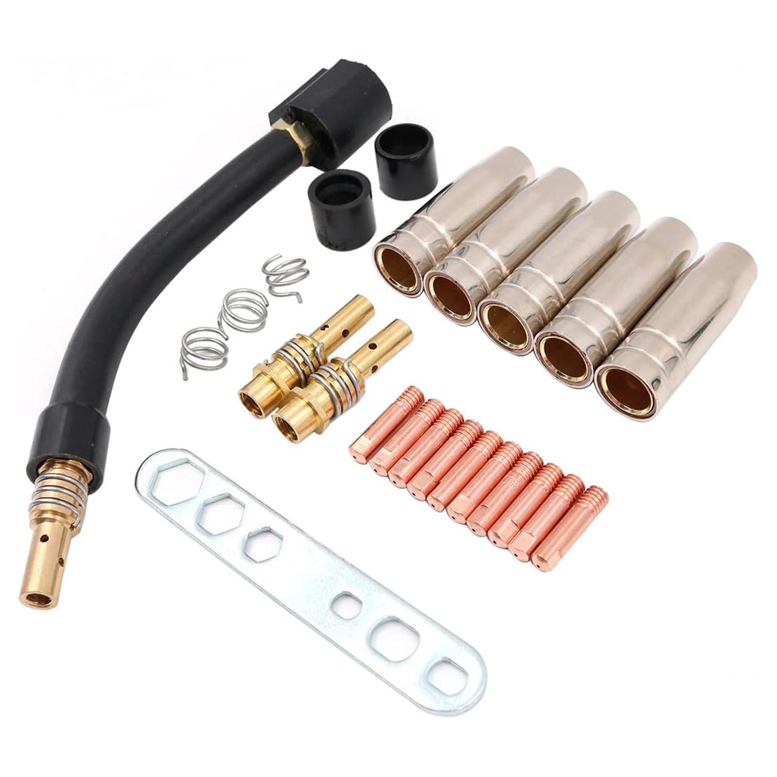 Комплект для сварки MIG из 24 предметов для горелки 15AK, включая наконечник сопла, гибкую трубку и изоляционные рукава для автомобильных металлоконструкций
Комплект для сварки MIG из 24 предметов для горелки 15AK, включая наконечник сопла, гибкую трубку и изоляционные рукава для автомобильных металлоконструкций