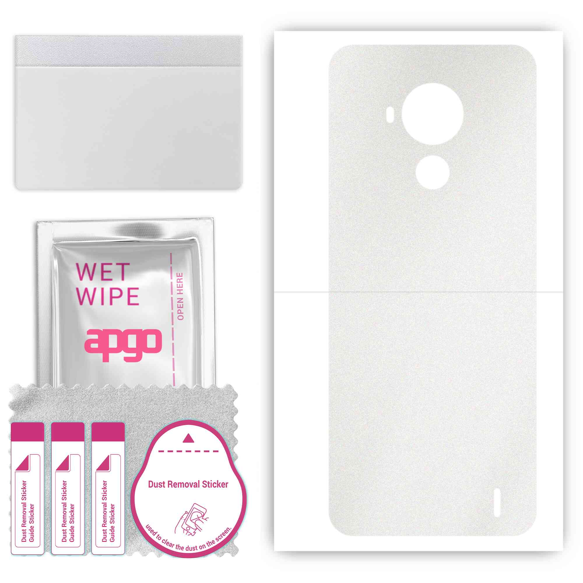 apgo Protective Skin Sticker for the back compatible with Nokia C30, Wrap Film, Foil, Vinyl - Pattern Matte Transparent
apgo Protective Skin Sticker for the back compatible with Nokia C30, Wrap Film, Foil, Vinyl - Pattern Matte Transparent