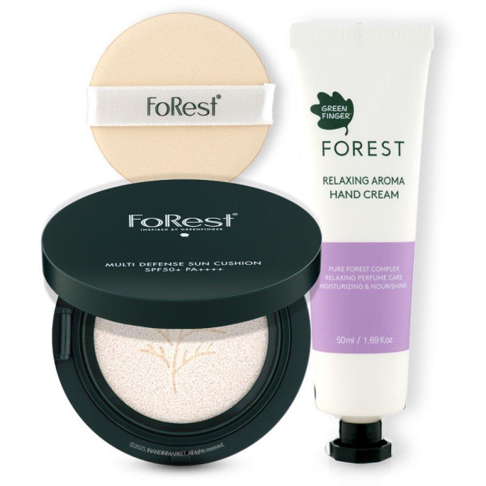 Green Finger Forest Multi-Defense Sun Cushion Large Capacity 20g Product + Aroma Hand Cream
Green Finger Forest Multi-Defense Sun Cushion Large Capacity 20g Product + Aroma Hand Cream