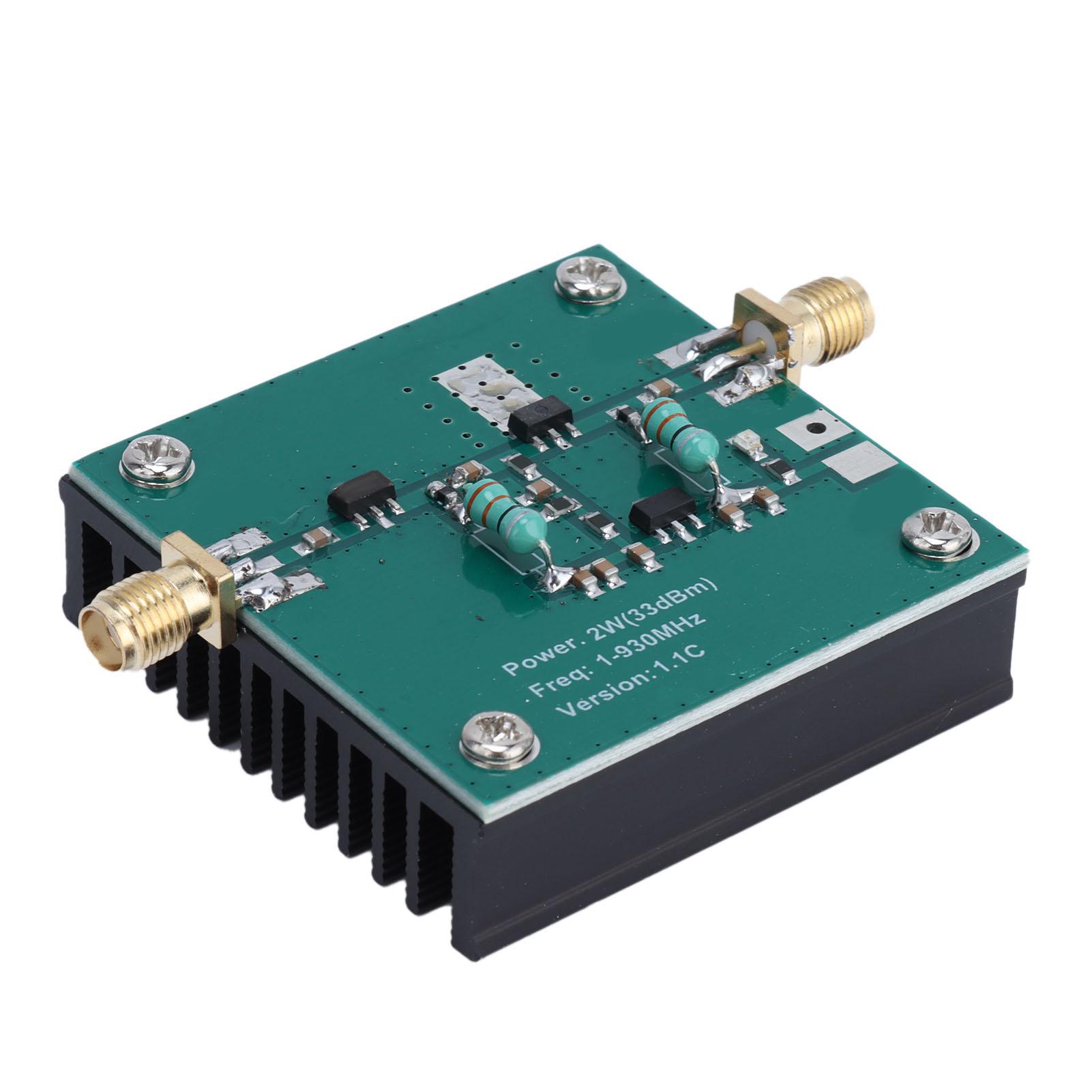 RF Wideband Amplifier Low Power Broadband Module Standard SMA Female Connector 1930MHz 2.0W
RF Wideband Amplifier Low Power Broadband Module Standard SMA Female Connector 1930MHz 2.0W